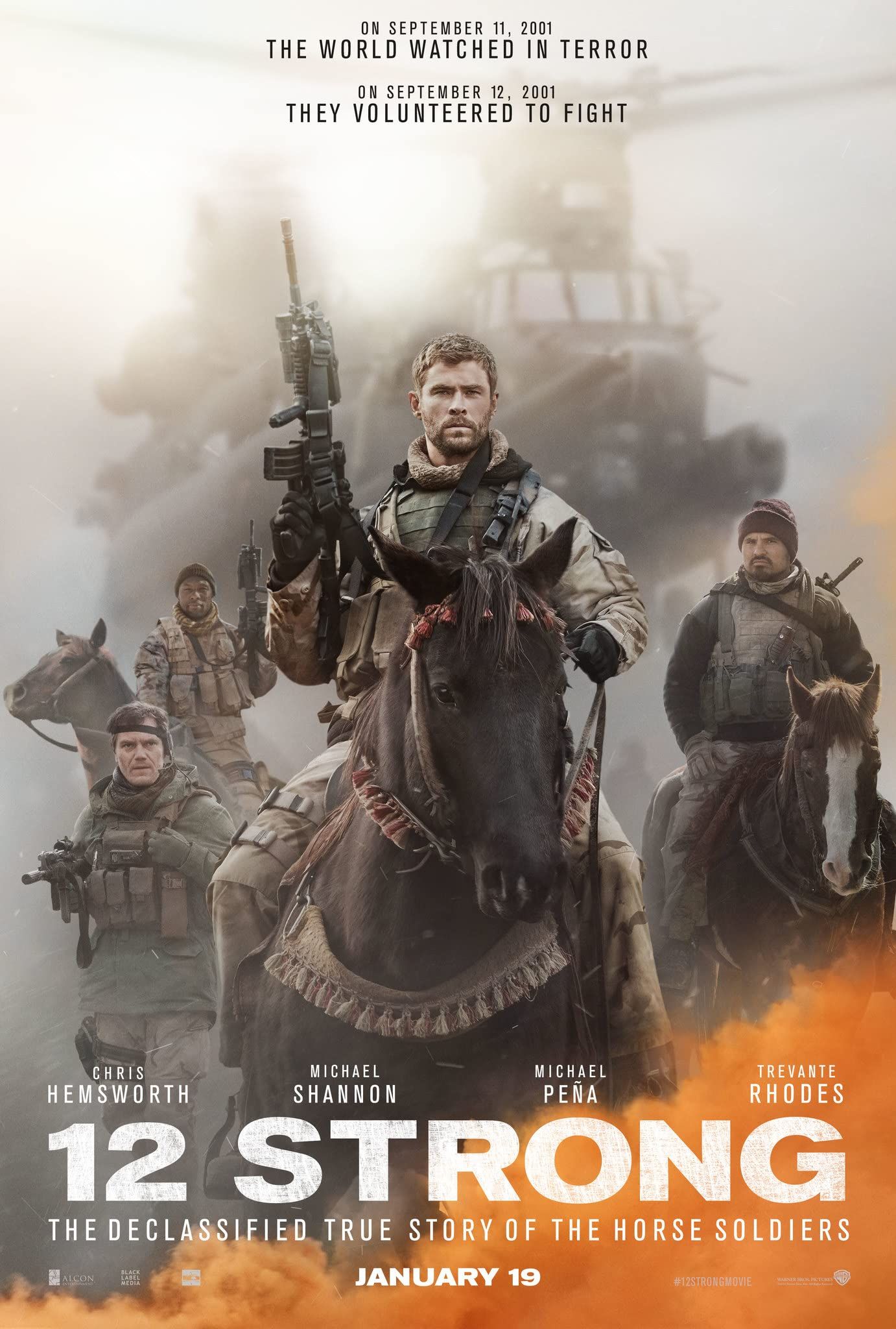 12 Strong (2018) Hindi Dubbed ORG HDRip Full Movie 720p 480p Movie