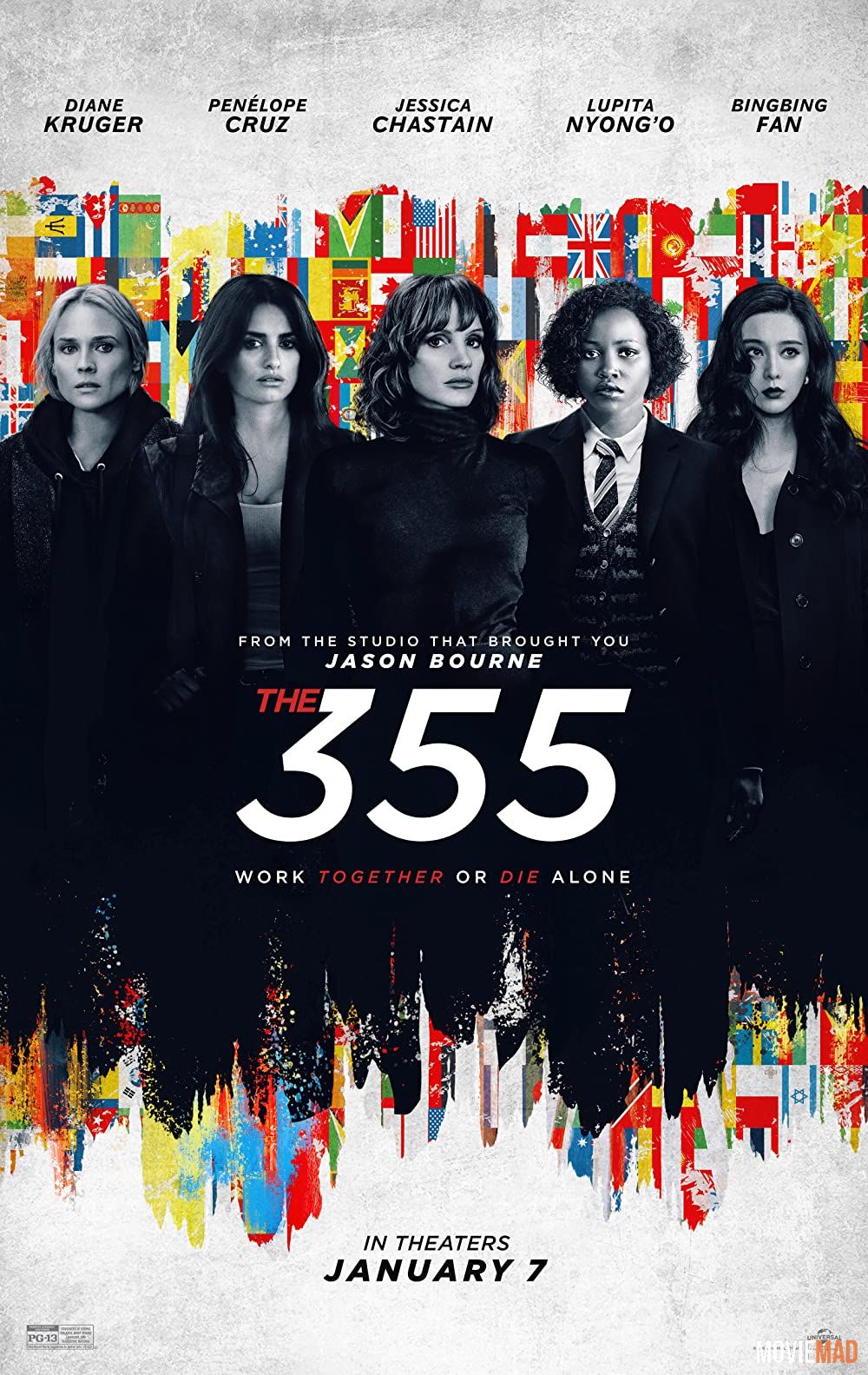 355 (2022) English AMZN HDRip Full Movie 720p 480p Movie