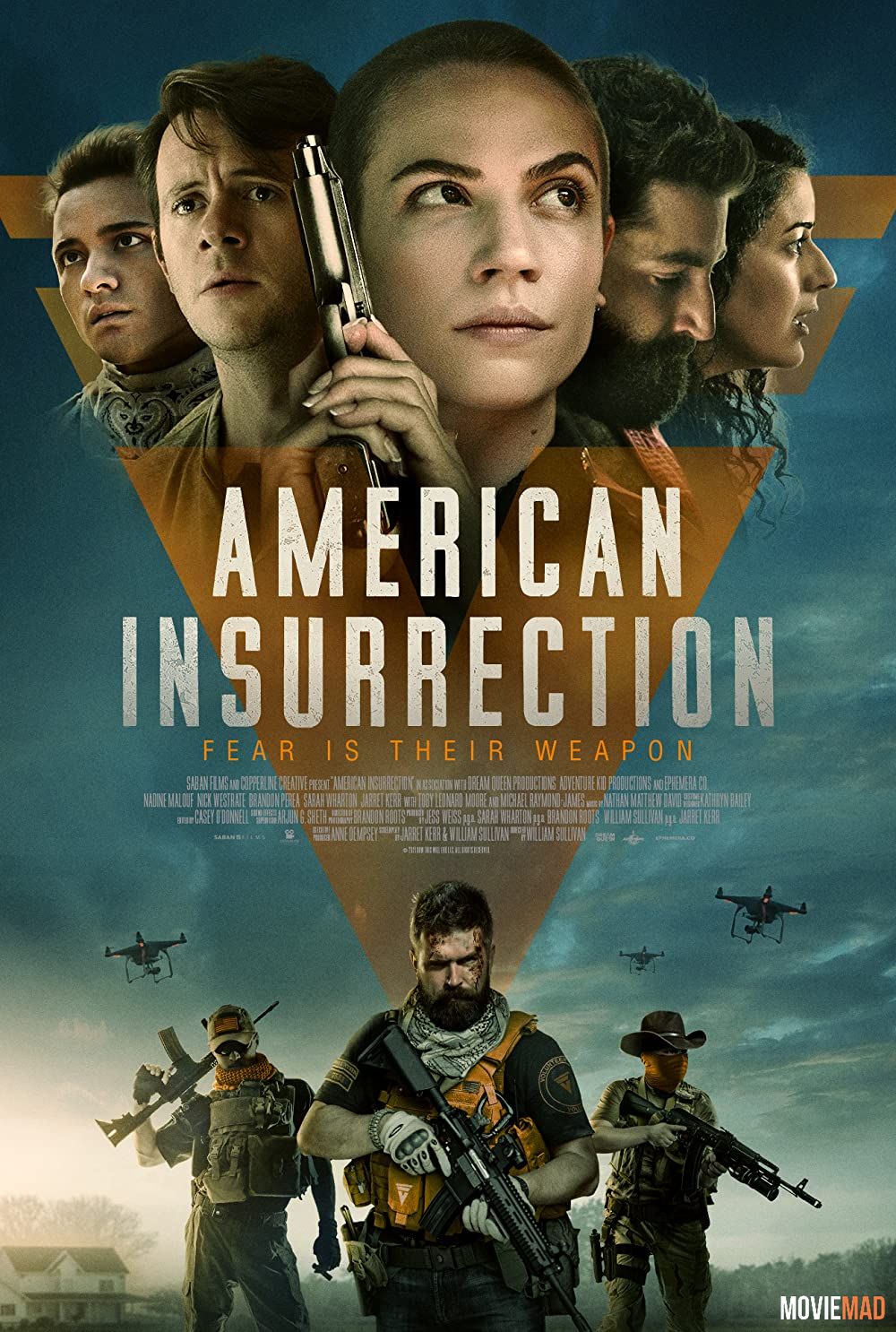 American Insurrection 2021 English AMZN HDRip Full Movie 720p 480p Movie