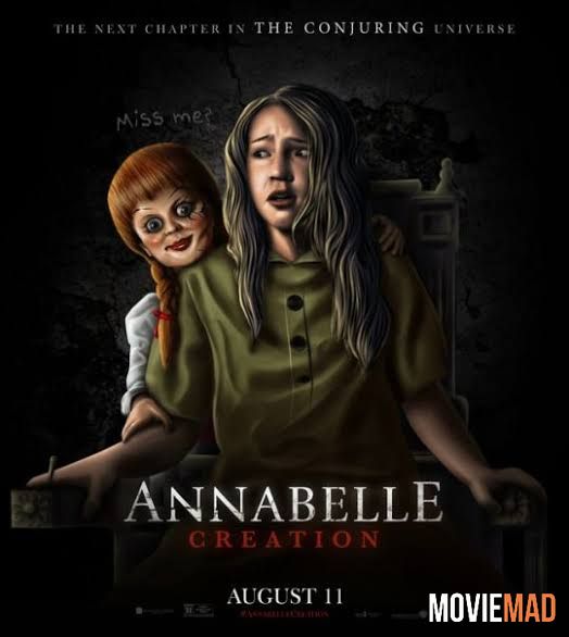 Annabelle: Creation 2017 BluRay Hindi Dubbed 720p 480p Movie