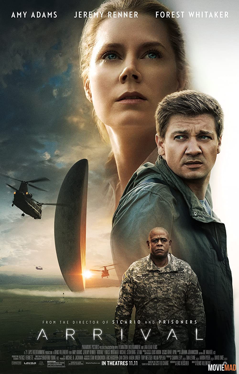 Arrival (2016) Hindi Dubbed ORG BluRay Full Movie 720p 480p Movie