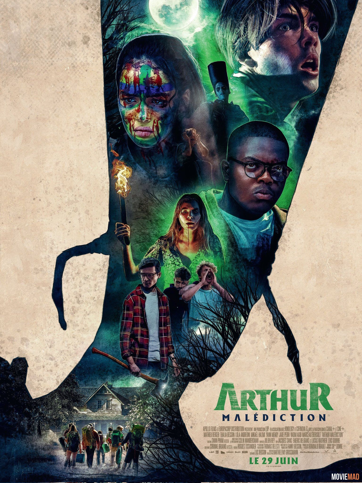 Arthur, Malediction (2022) Hindi (Voice Over) Dubbed CAMRip Full Movie 720p 480p Movie