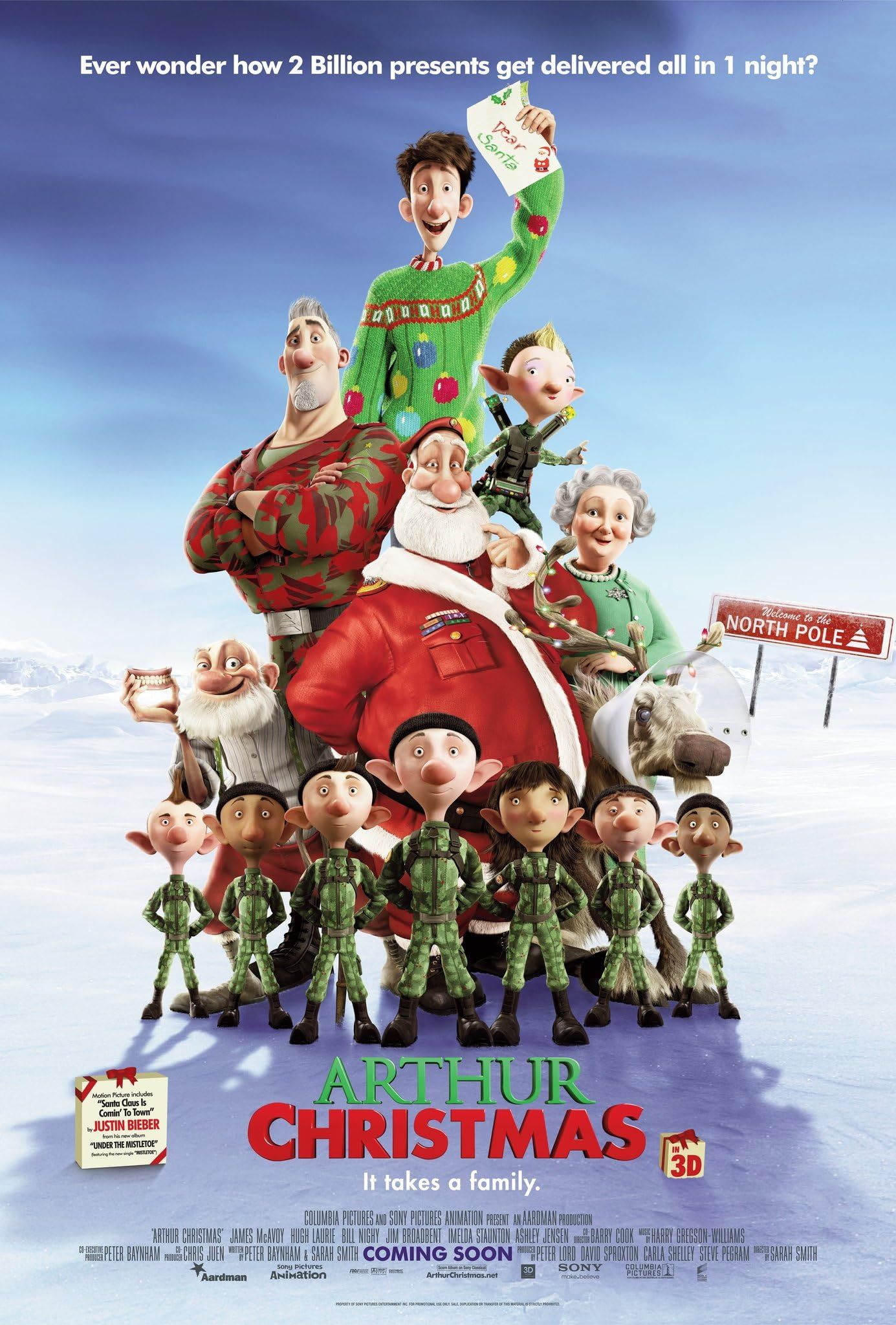 Arthur Christmas (2011) Hindi Dubbed ORG BluRay Full Movie 720p 480p Movie