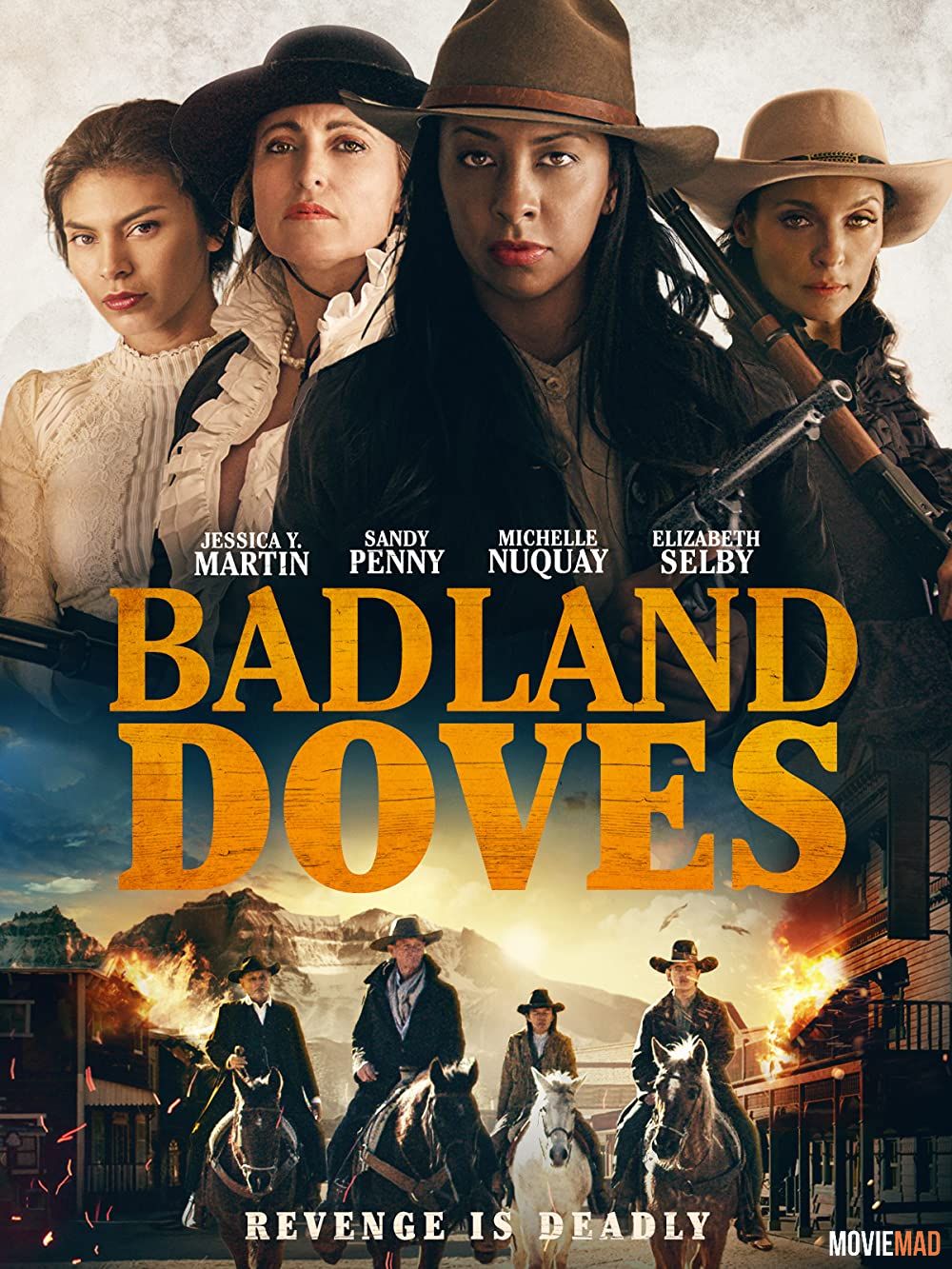 Badland Doves 2021 English AMZN HDRip Full Movie 720p 480p Movie