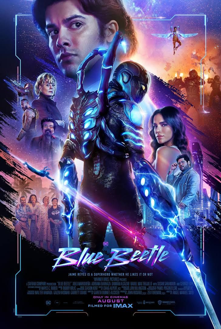 Blue Beetle (2023) English ORG HDRip Full Movie 720p 480p Movie