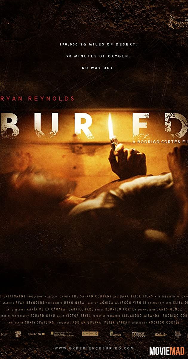 Buried 2010 Unofficial Hindi Dubbed BluRay Full Movie 720p 480p Movie