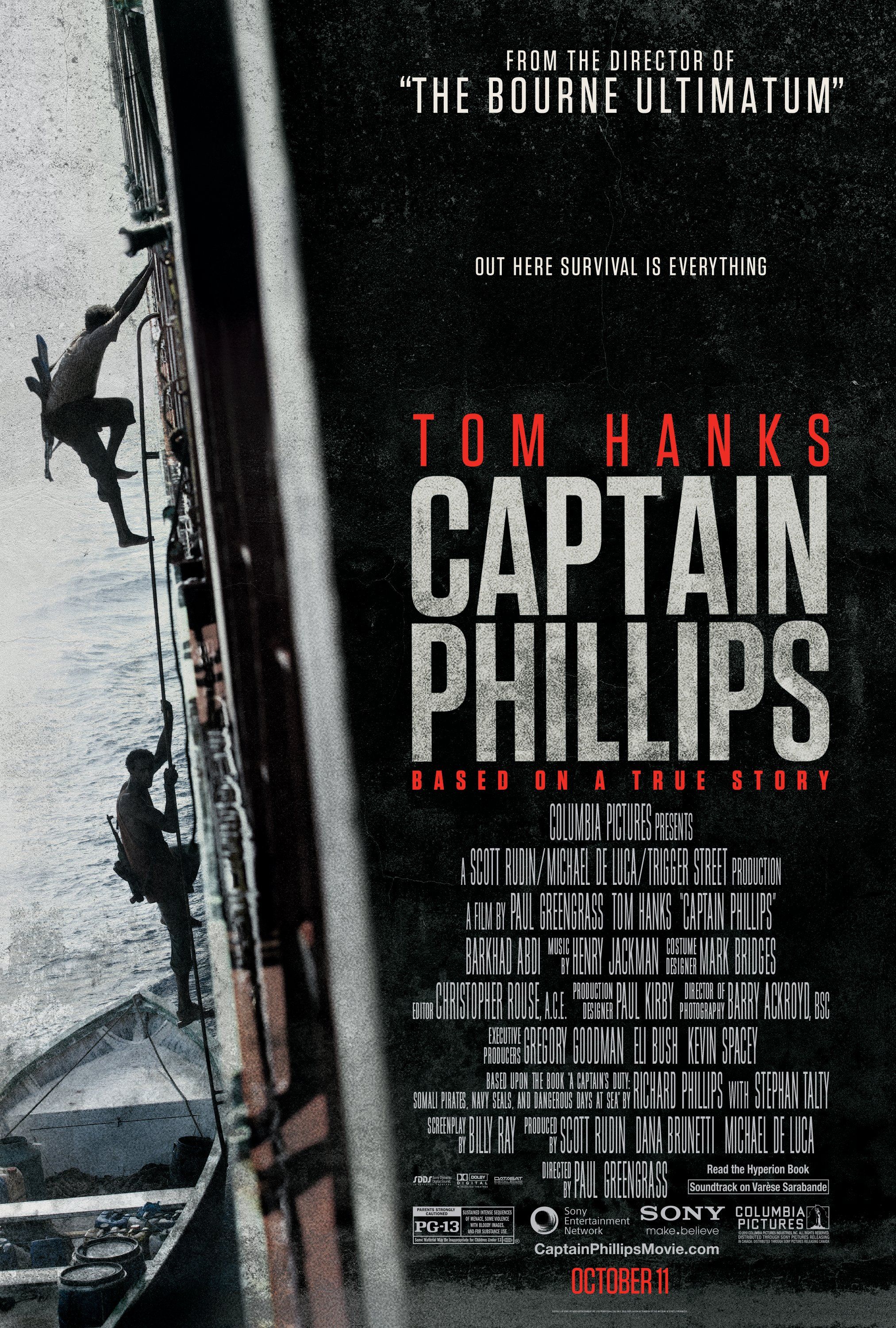 Captain Phillips (2013) Hindi Dubbed ORG HDRip SONY Full Movie 720p 480p Movie