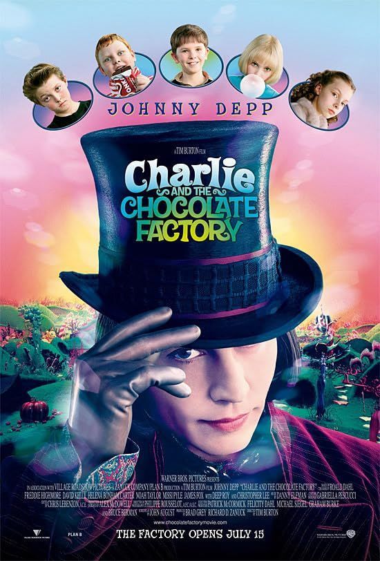 Charlie and the Chocolate Factory (2005) Hindi Dubbed ORG HDRip Full Movie 720p 480p Movie