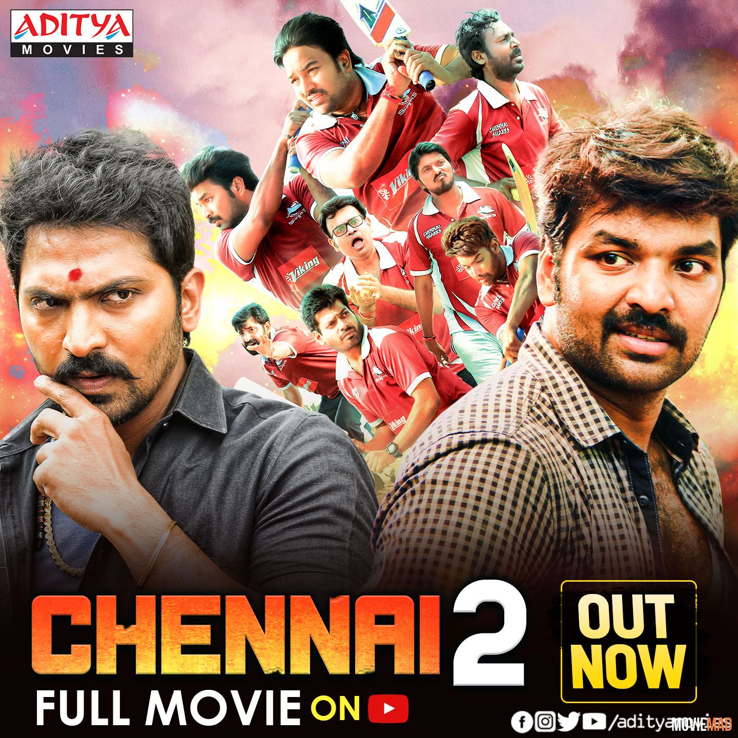 Chennai 2 (Chennai 600028 II) 2021 Hindi Dubbed HDRip Full Movie 720p 480p Movie