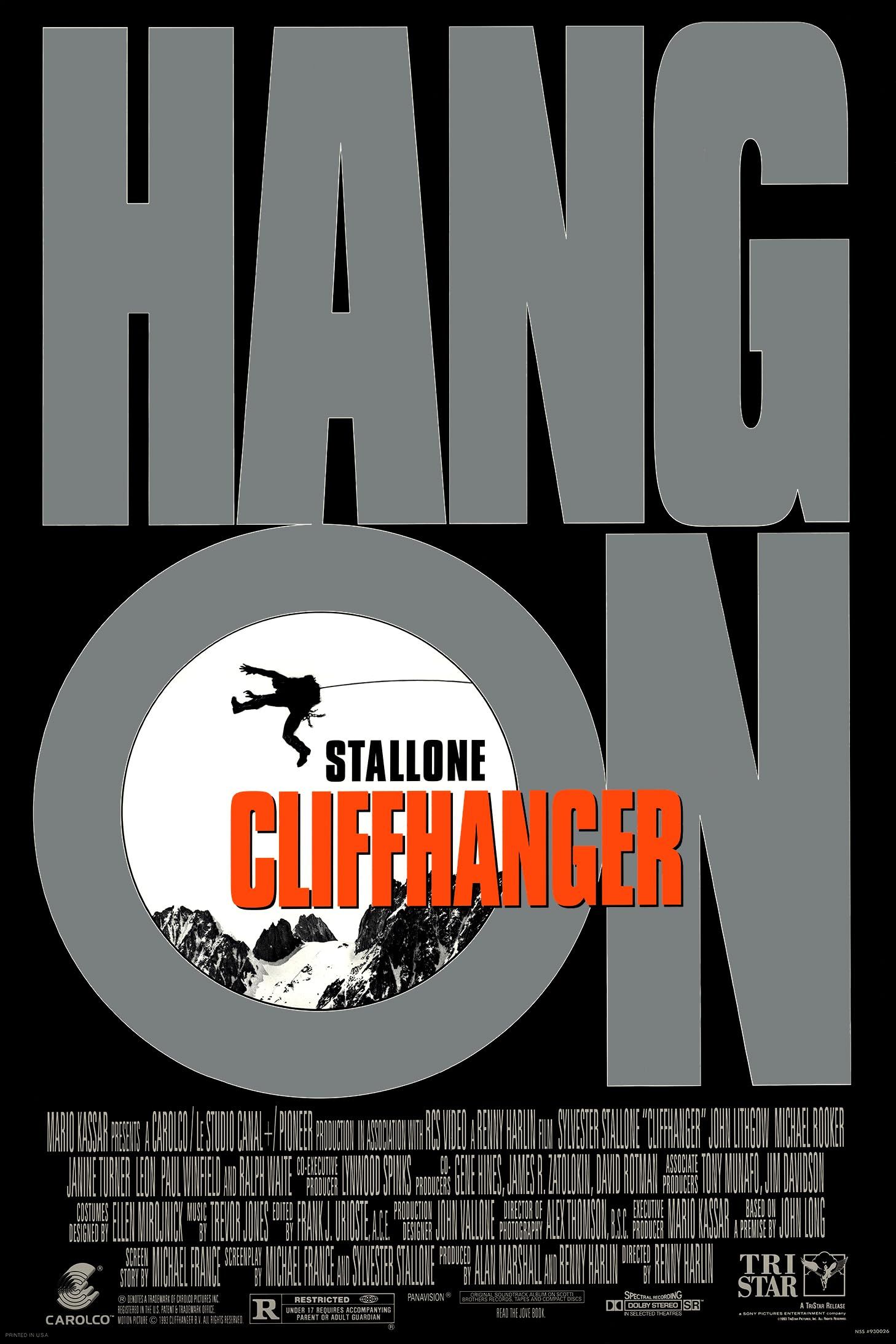 Cliffhanger (1993) Hindi Dubbed ORG BluRay Full Movie 720p 480p Movie