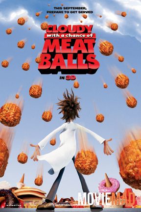 Cloudy with a Chance of Meatballs 2009 Hindi Dubbed BluRay Full Movie 720p 480p