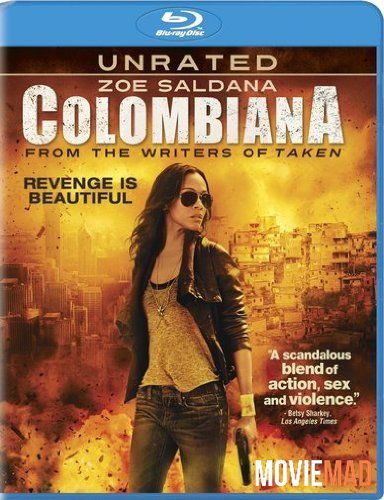 Colombiana 2011 Hindi Dubbed ORG BluRay Full Movie 720p 480p Movie