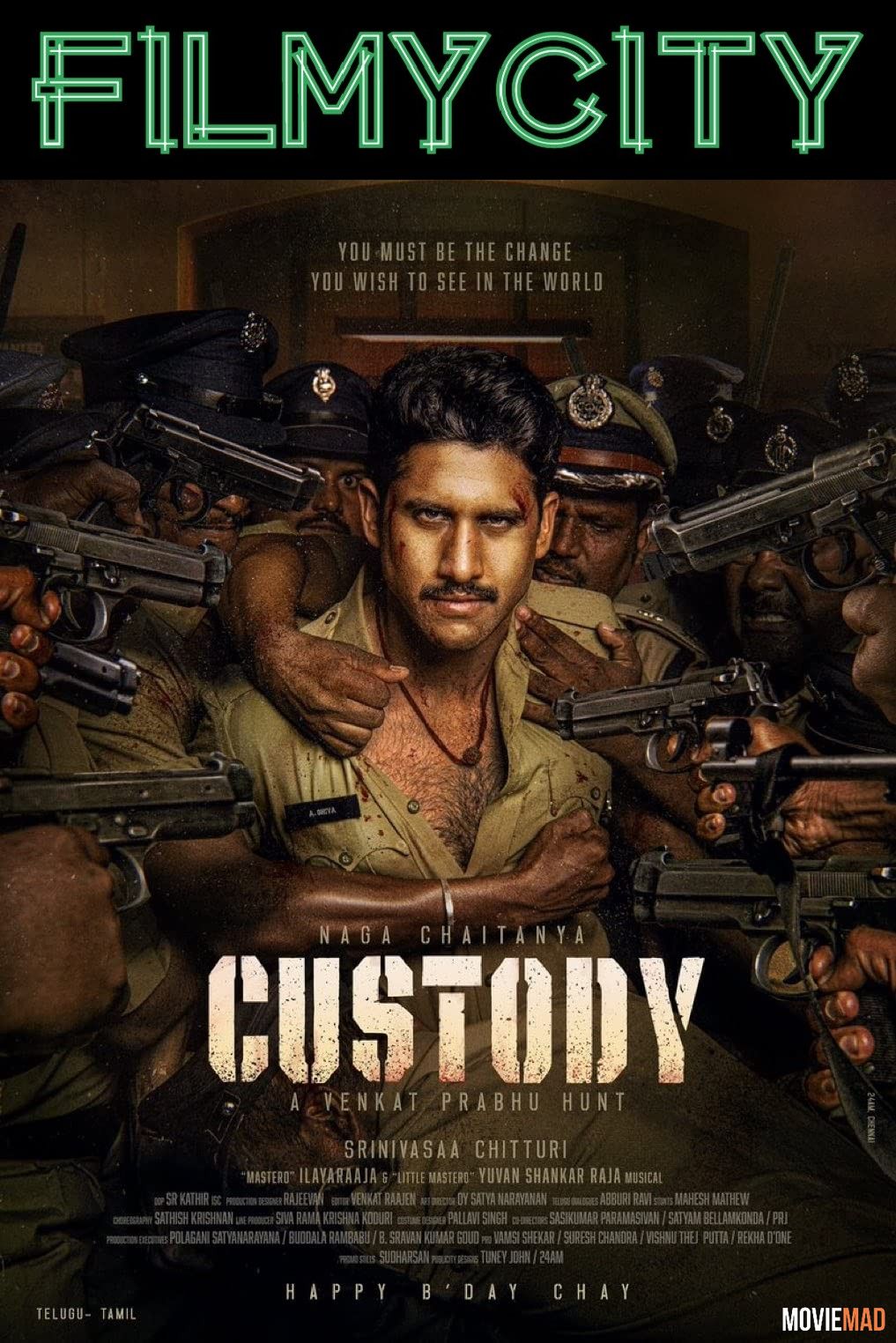 Custody (2023) Hindi(HQ) Dubbed HQ S-Print Full Movie 720p 480p Movie