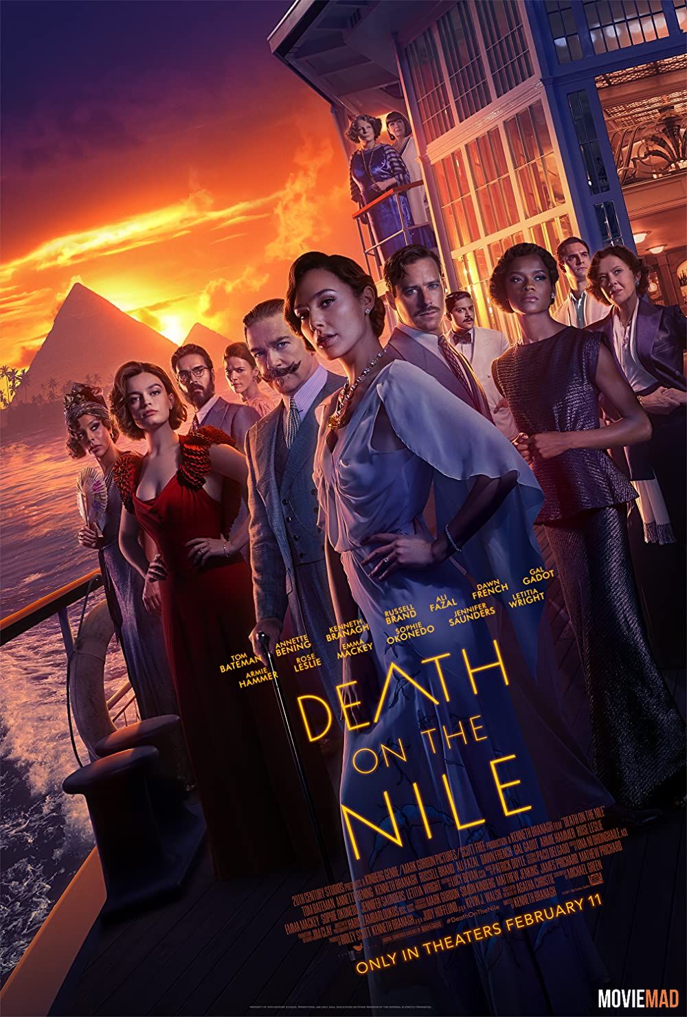 Death on the Nile (2022) Hindi Dubbed(CAM AUDIO) BluRay Full Movie 1080p 720p 480p Movie