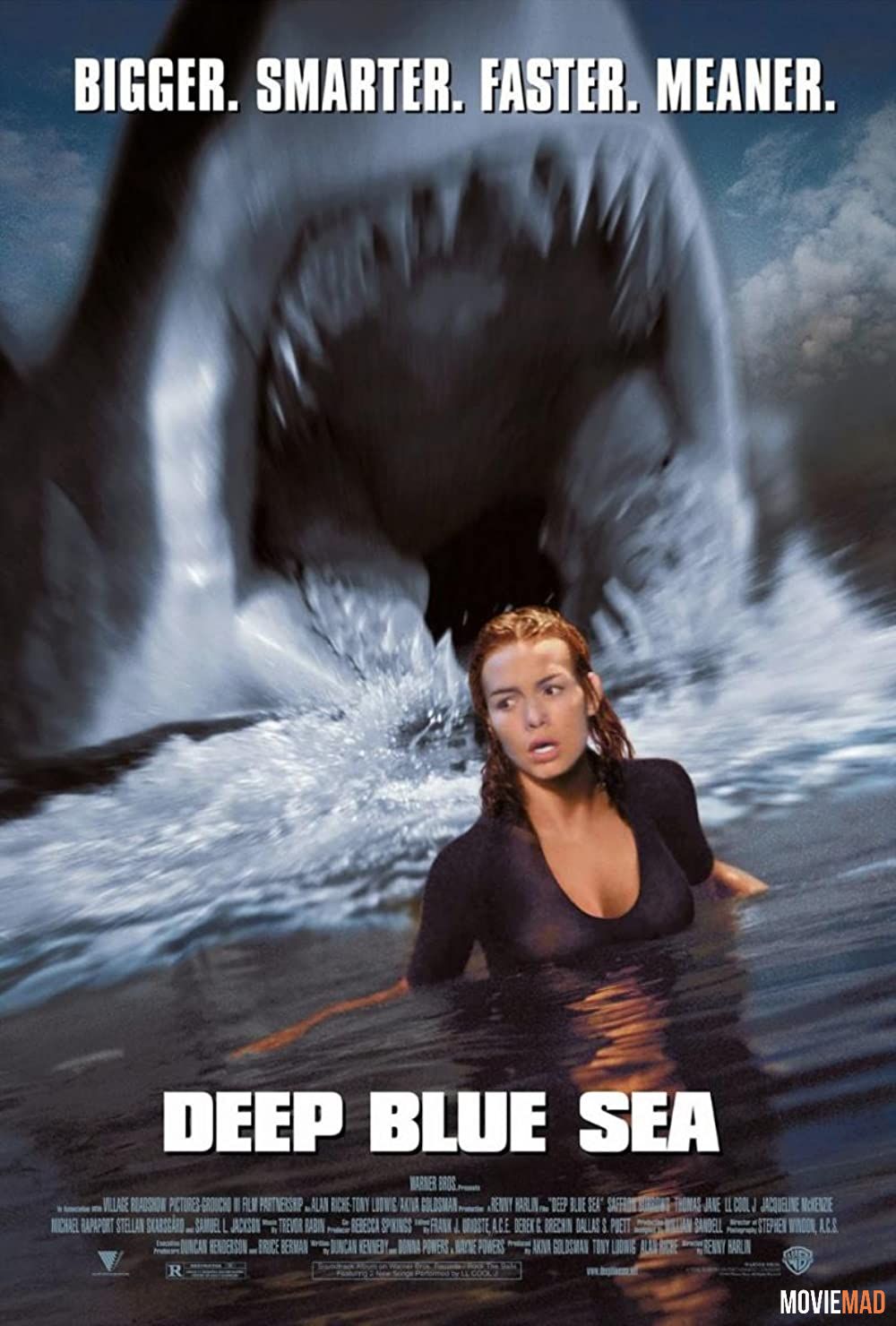 Deep Blue Sea 1999 Hindi Dubbed ORG BluRay Full Movie 720p 480p Movie