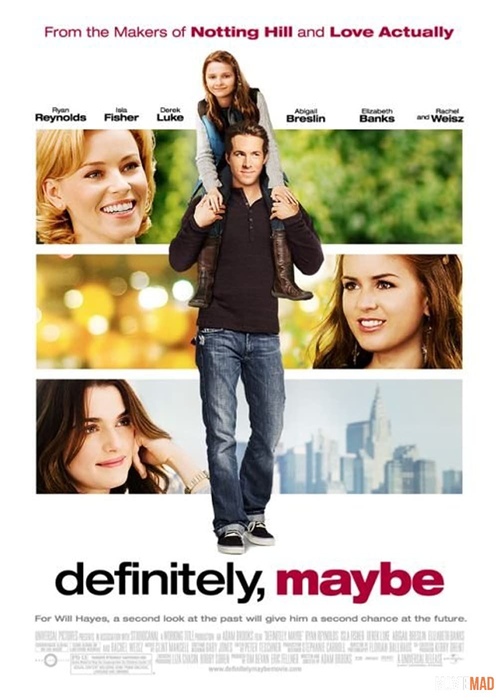 Definitely Maybe 2008 Hindi Dubbed ORG BluRay Full Movie 1080p 720p 480p Movie