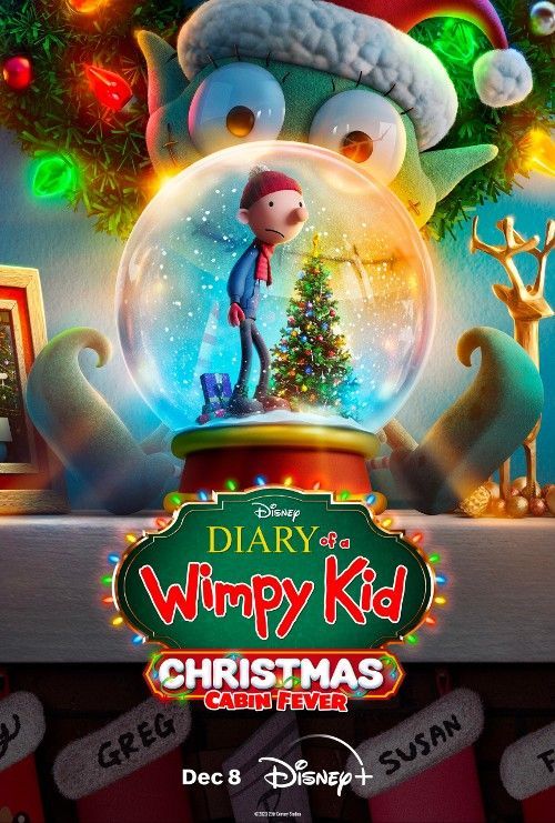 Diary of a Wimpy Kid Christmas Cabin Fever (2023) English ORG HDRip Full Movie 720p 480p Movie