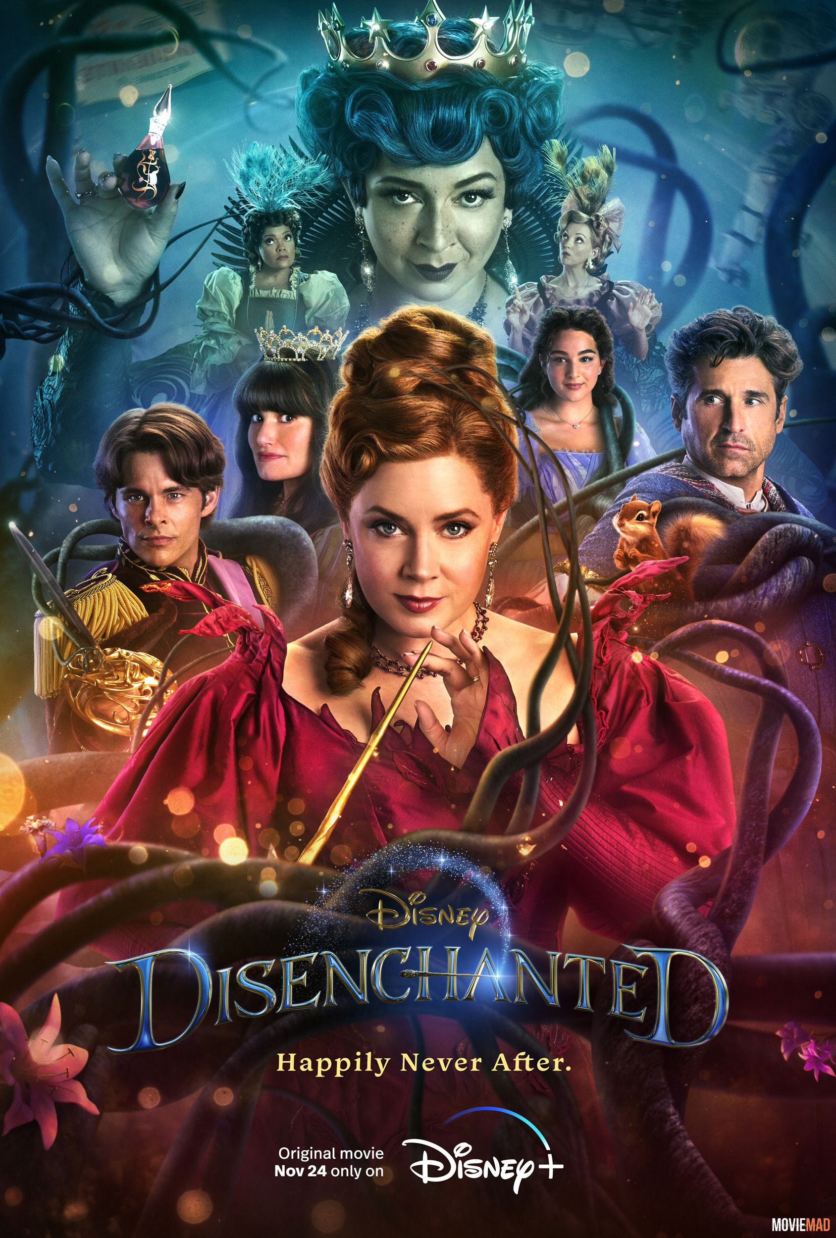 Disenchanted (2022) English DSNP HDRip Full Movie 720p 480p Movie