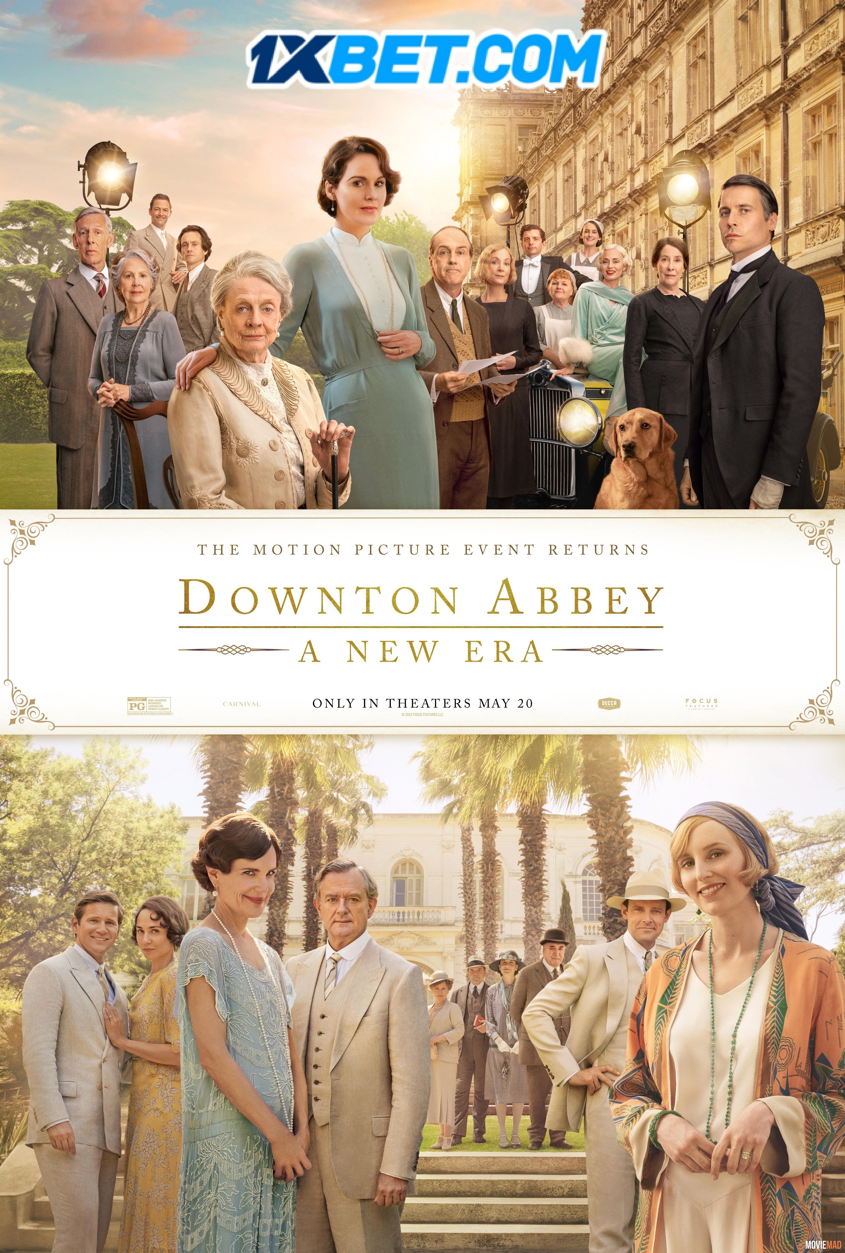 Downton Abbey A New Era (2022) Hindi (Voice Over) Dubbed WEBRip Full Movie 720p 480p