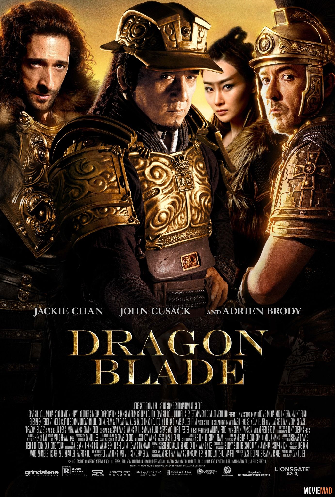 Dragon Blade 2015 Hindi Dubbed BluRay Full Movie 720p 480p Movie