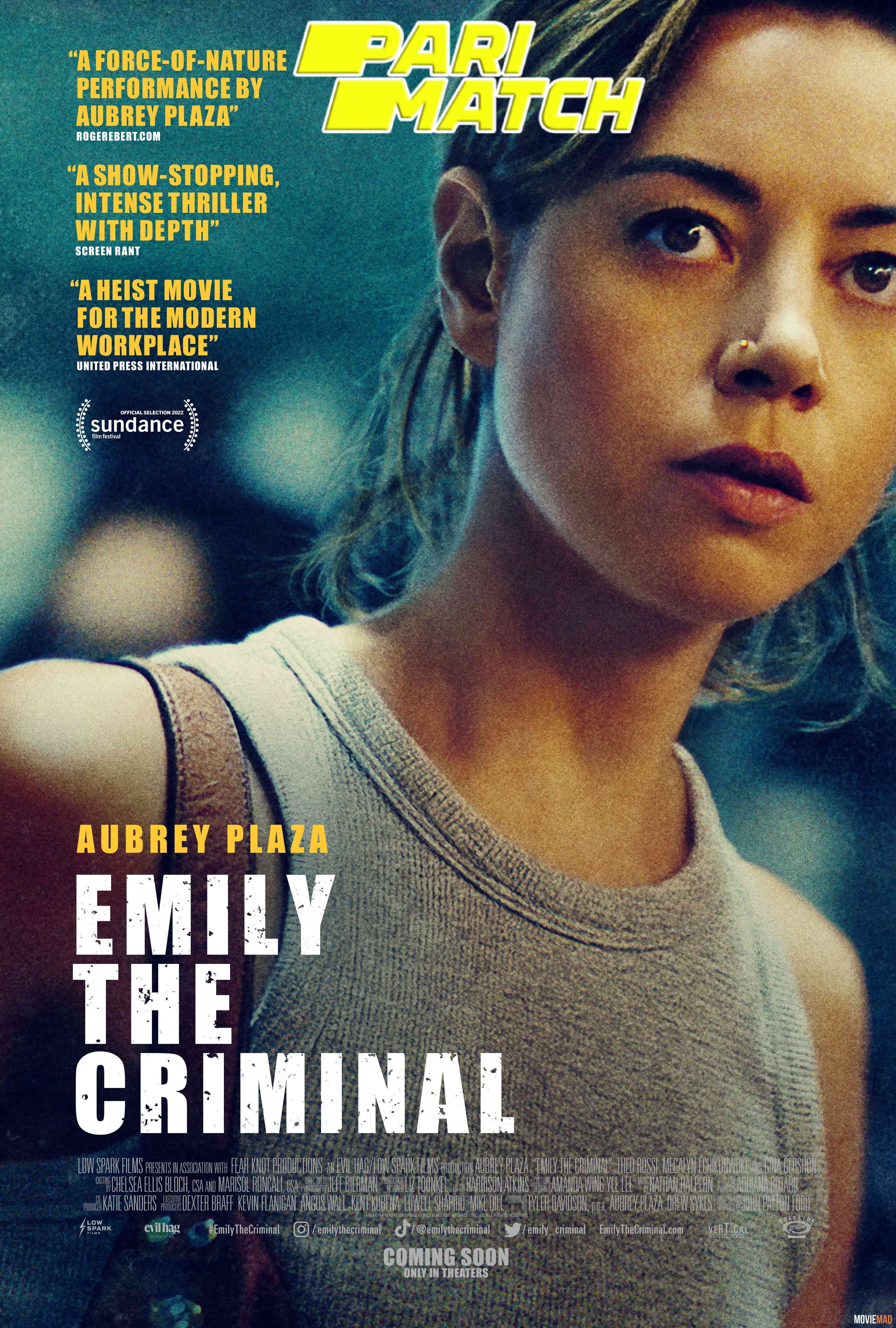 Emily the Criminal (2022) Hindi (HQ Dub) Dubbed WEBRip Full Movie 720p 480p