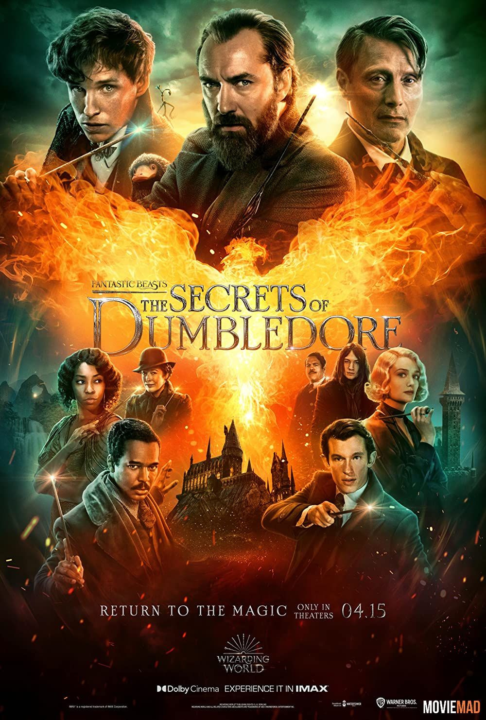 Fantastic Beasts The Secrets of Dumbledore (2022) Hindi Dubbed HDCAM Full Movie 720p 480p Movie