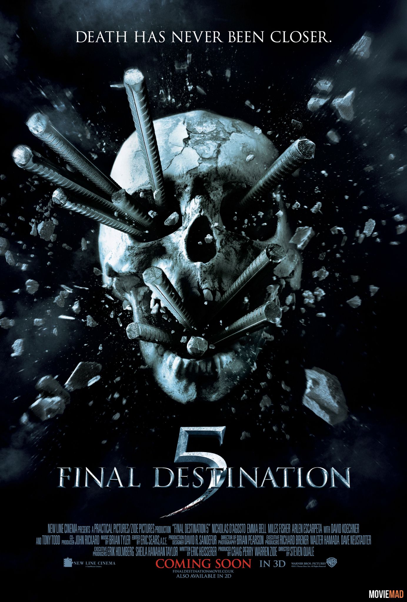 Final Destination 5 2011 BluRay Hindi Dubbed ORG x264 720p 480p Movie