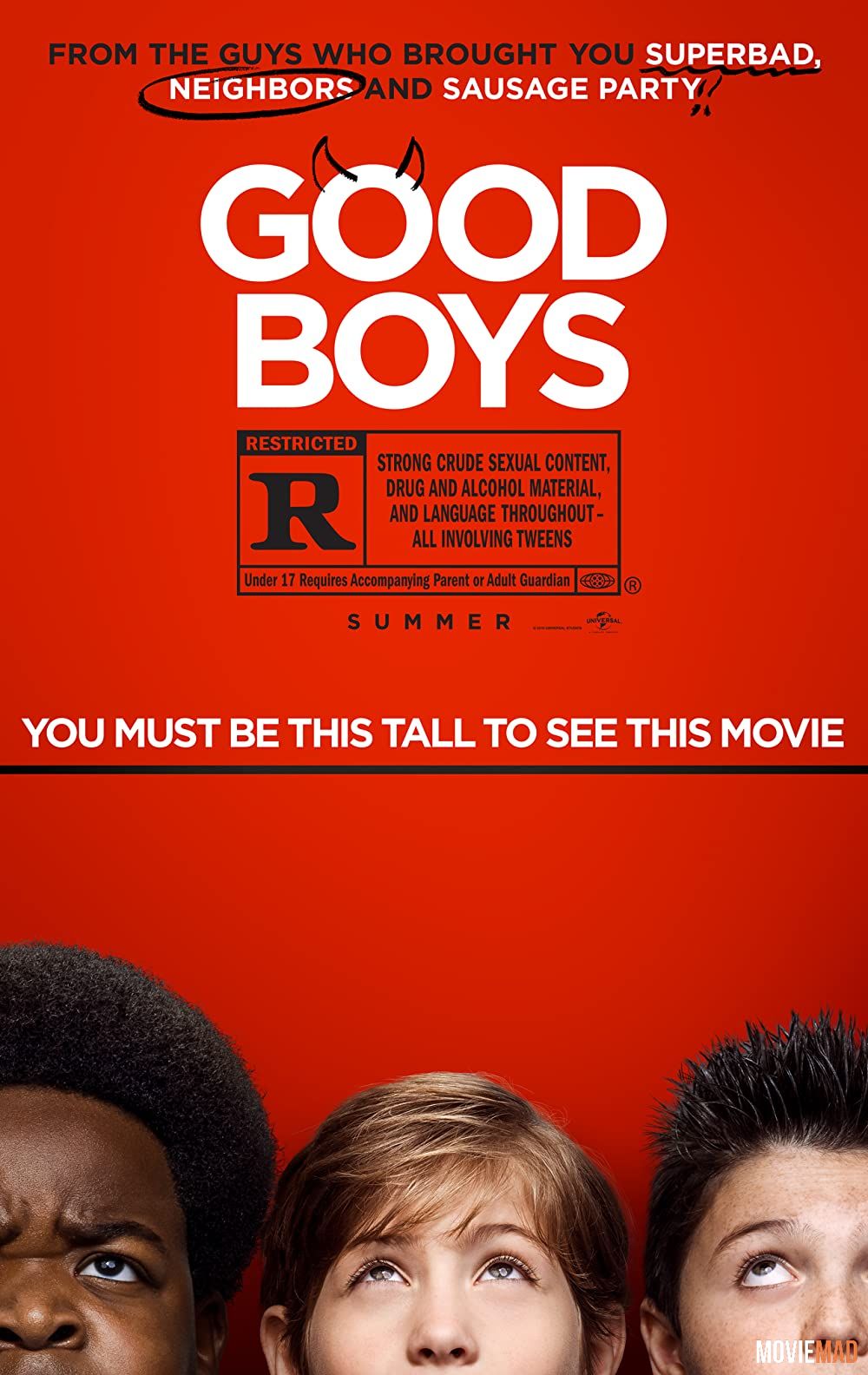 Good Boys 2019 Hindi Dubbed ORG WEB DL Full Movie 720p 480p Movie