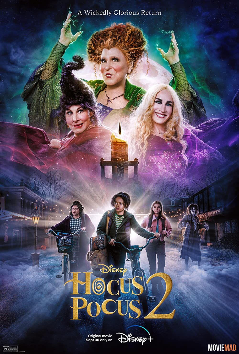 Hocus Pocus 2 (2022) English DSNP HDRip Full Movie 720p 480p Movie