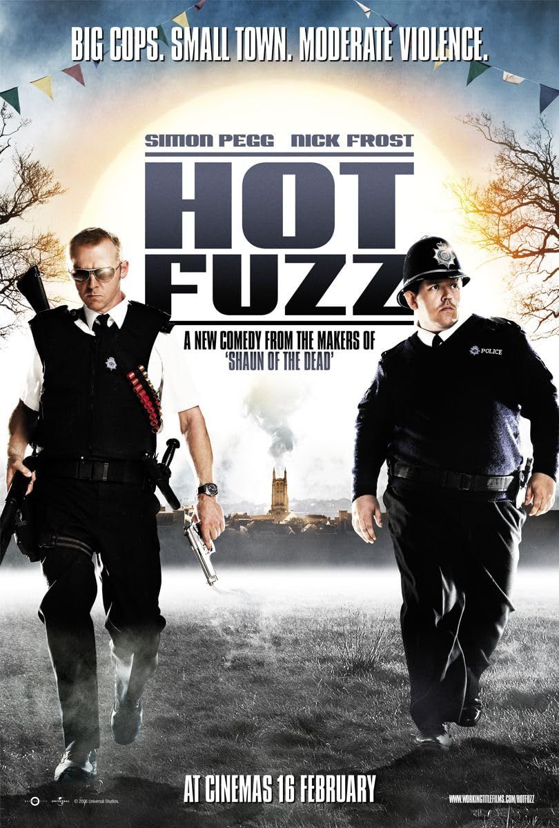 Hot Fuzz (2007) Hindi Dubbed ORG HDRip Full Movie 720p 480p Movie