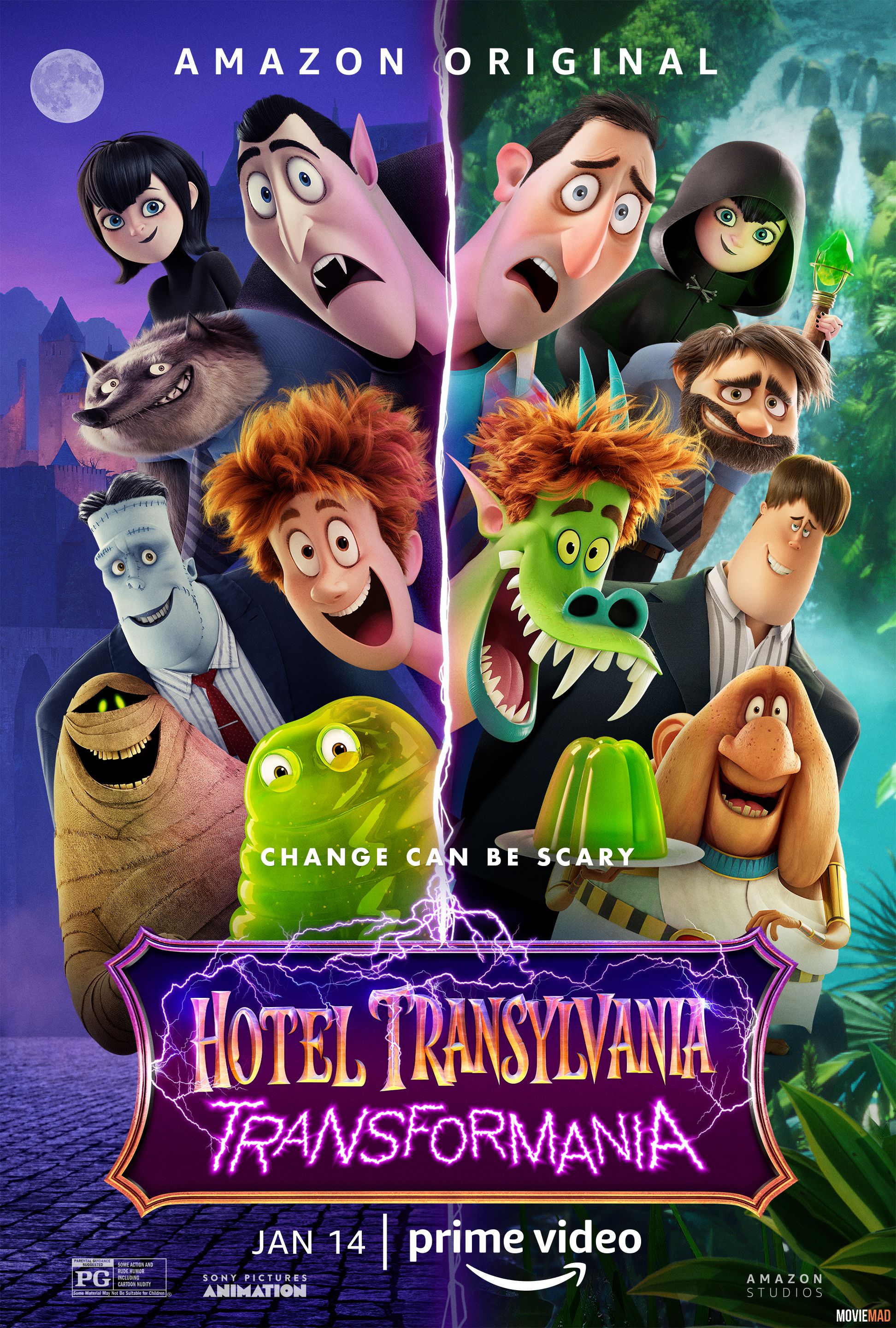 Hotel Transylvania 4 Transformania (2022) Hindi Dubbed AMZN HDRip Full Movie 720p 480p Movie