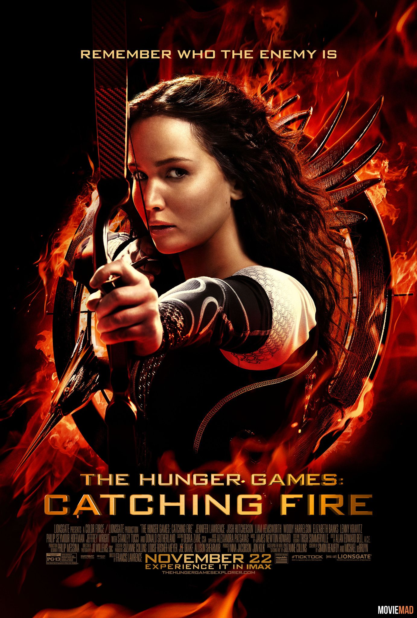 Hunger Games Catching Fire (2013) Hindi Dubbed BluRay Full Movie 720p 480p