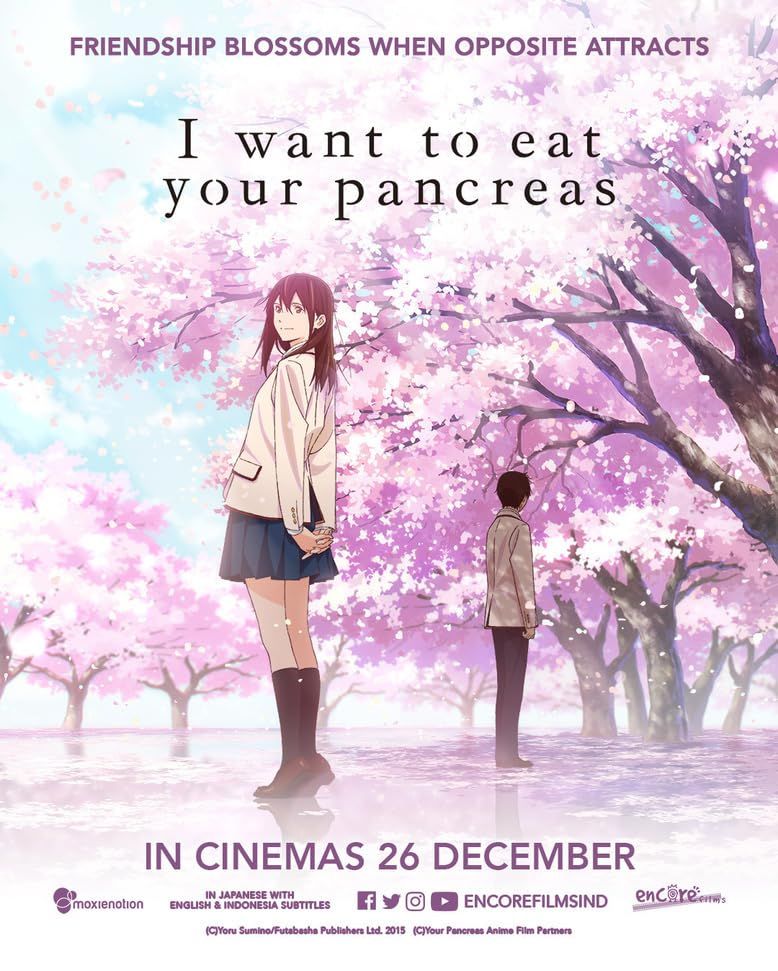 I Want to Eat Your Pancreas (2018) Hindi Dubbed HDRip Full Movie 720p 480p Movie