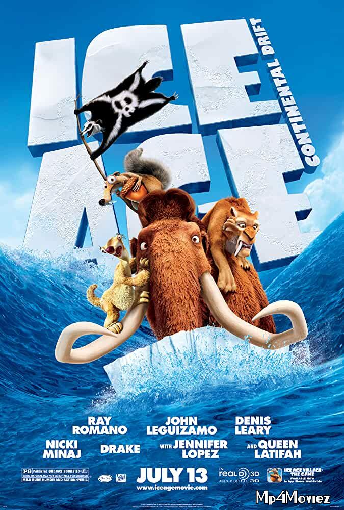 Ice Age: Continental Drift (2012) Hindi Dubbed BluRay 720p 480p Movie