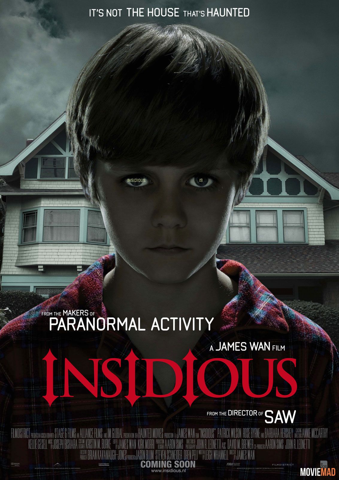 Insidious 2010 Hindi Dubbed BluRay Full Movie 720p 480p Movie