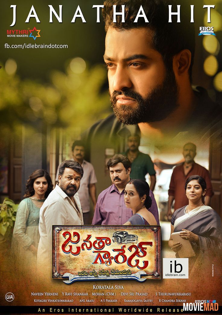 Janatha Garage (2016) Hindi Dubbed UNCUT 480p 720p HDRip Movie