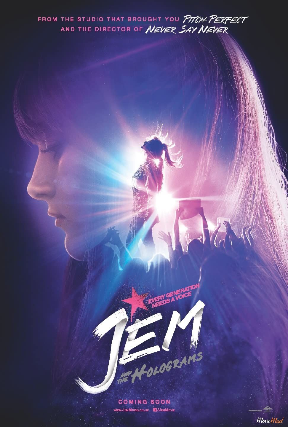 Jem and the Holograms 2015 Hindi Dubbed 480p 720p Full Movie