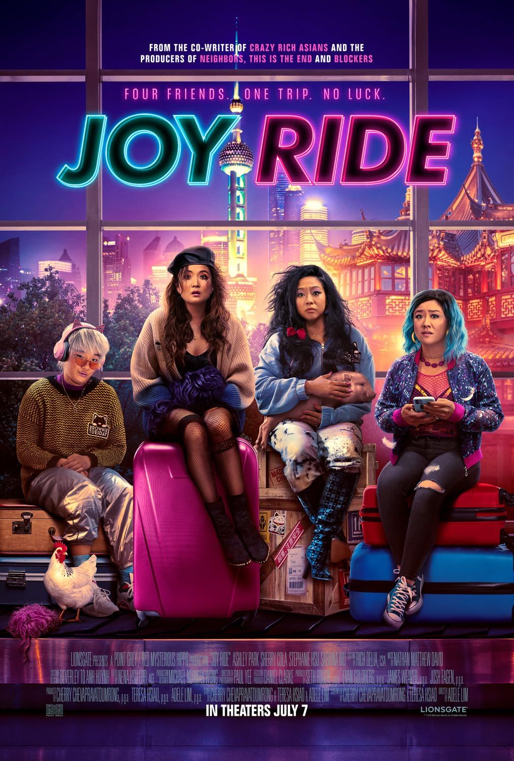 Joy Ride (2023) English ORG HDRip Full Movie 720p 480p Movie