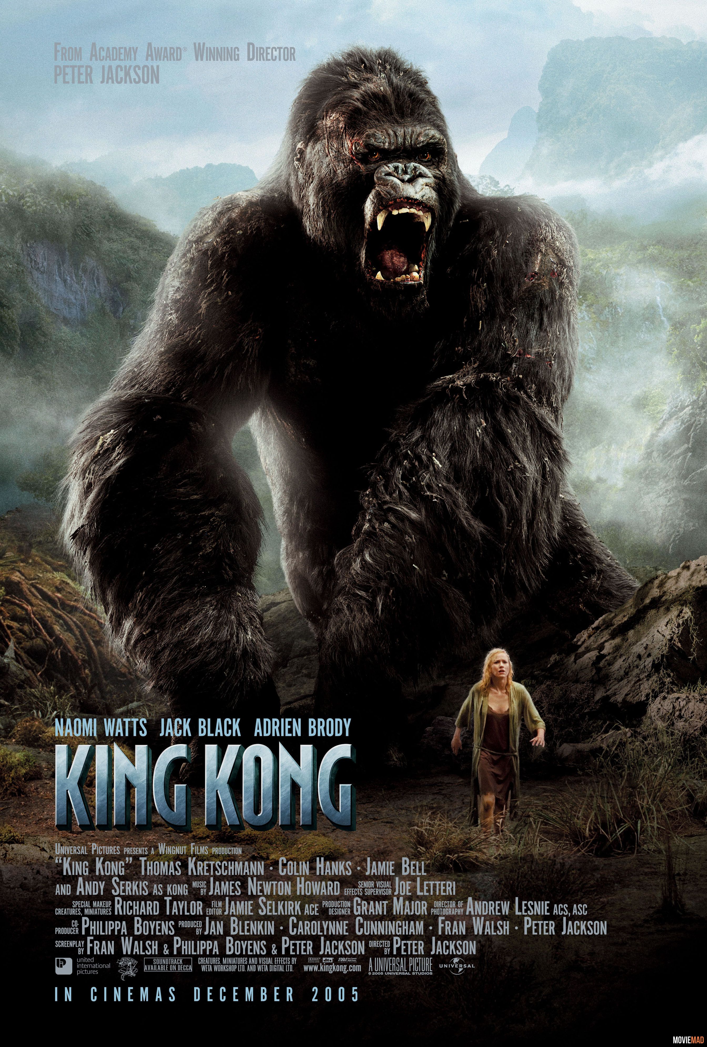 King Kong 2005 Hindi Dubbed BluRay Full Movie 720p 480p Movie