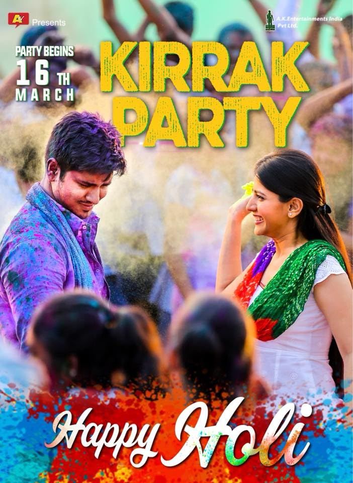 Kirrak Party (2018) Hindi Dubbed ORG HDRip Full Movie 720p 480p Movie