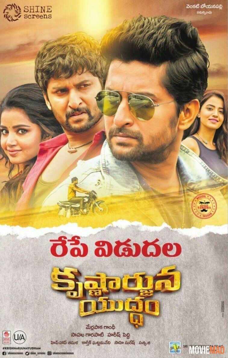 Krishnarjuna Yudham (2018) Hindi Dubbed ORG HDRip Full Movie 720p 480p