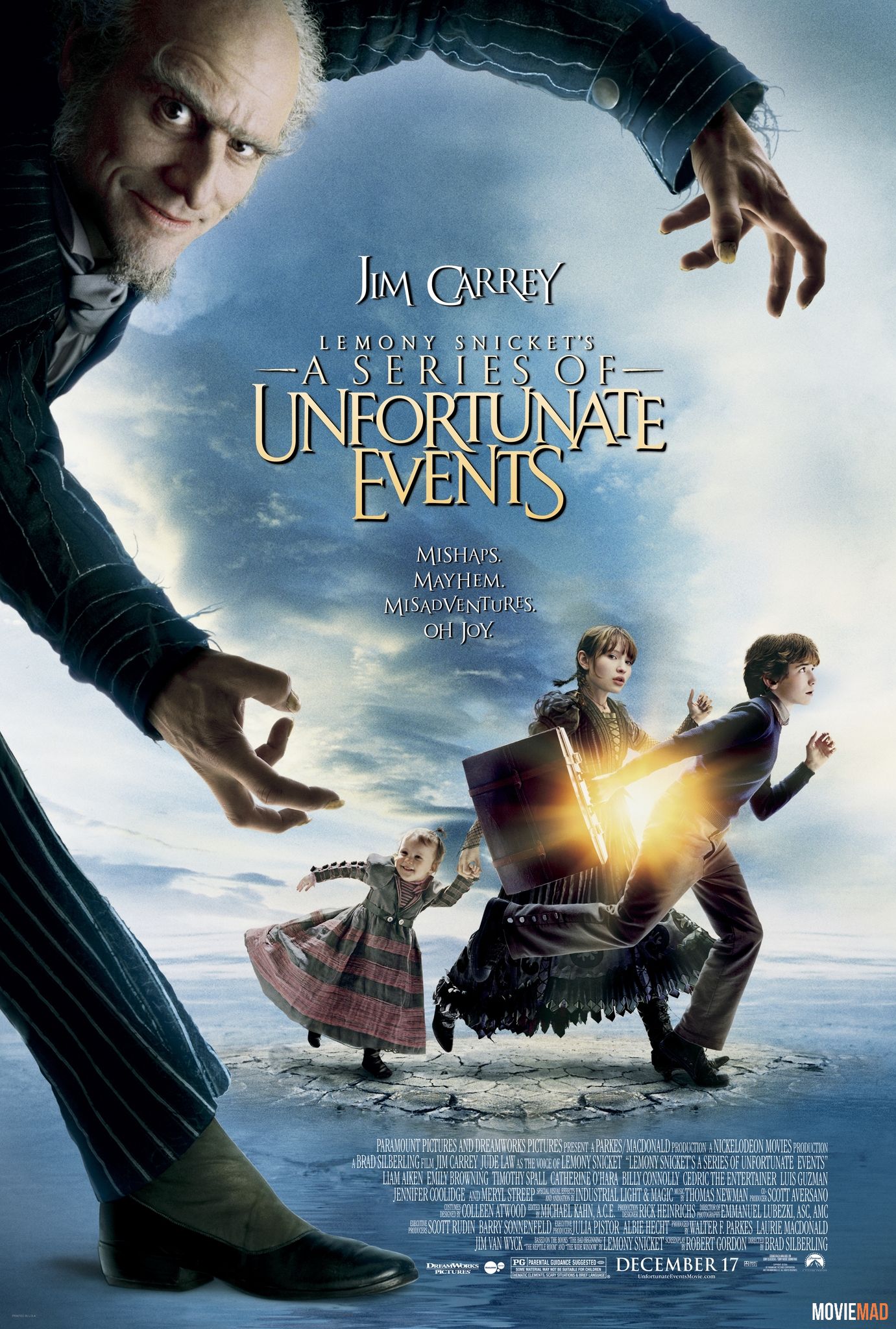 Lemony Snickets A Series of Unfortunate Events 2004 Hindi Dubbed BluRay Full Movie 720p 480p Movie