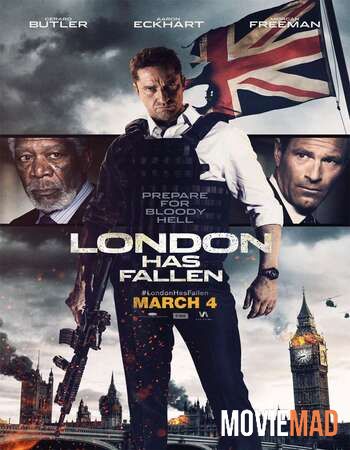 London Has Fallen 2016 Hindi Dubbed BluRay Full Movie 720p 480p Movie