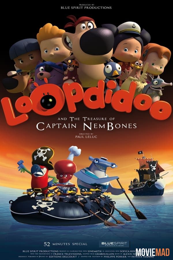 Loopdidoo and the Treasure of Captain Nem Bones (2013) Hindi Dubbed ORG HDRip Full Movie 720p 480p Movie