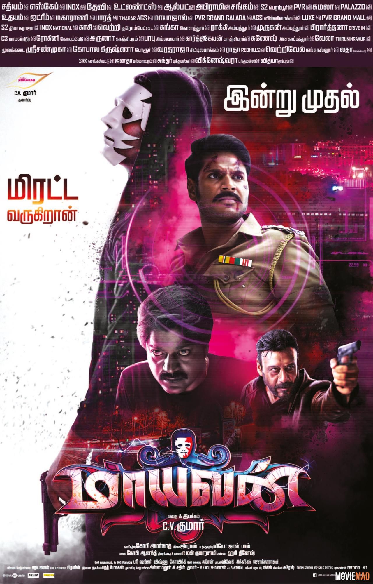 Maayavan 2017 HDRip UNCUT Dual Audio Hindi 720p 480p x264 ESubs Movie