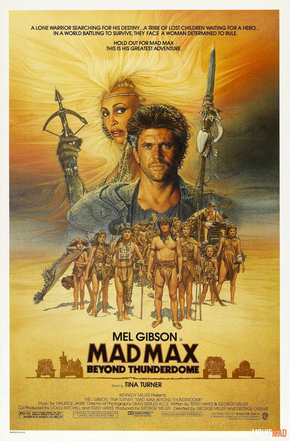 Mad Max Beyond Thunderdome 1985 Hindi Dubbed BluRay Full Movie 720p 480p Movie