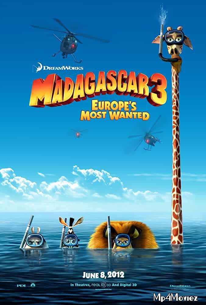 Madagascar 3 Europes Most Wanted (2012) Hindi Dubbed BluRay 720p 480p Movie