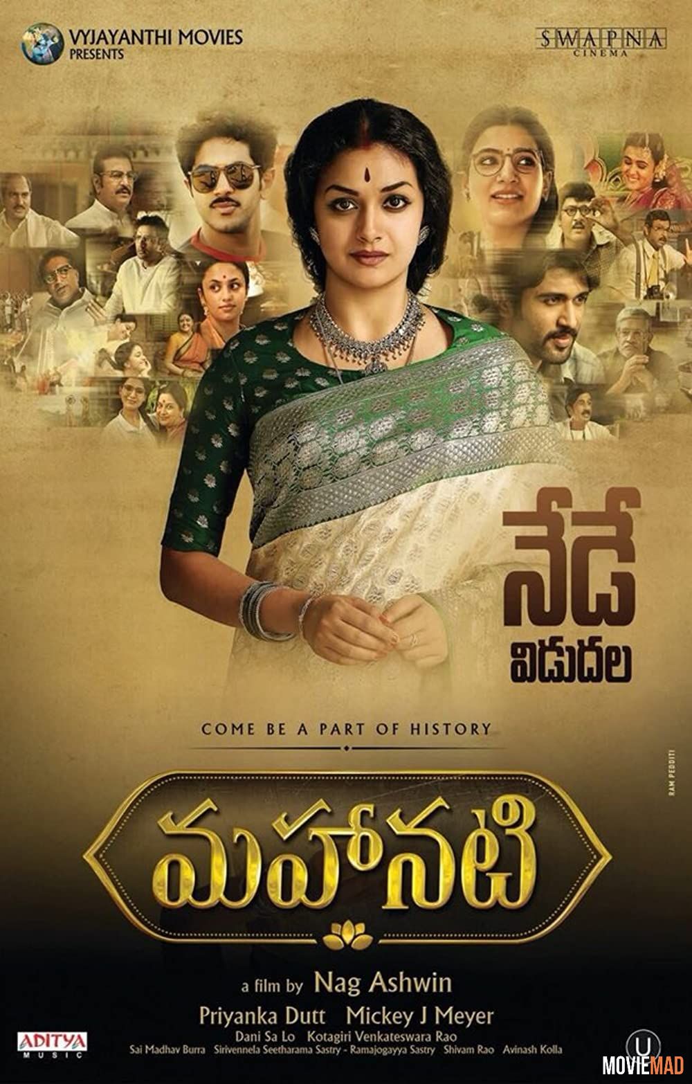 Mahanati 2018 UNCUT Hindi Dubbed ORG HDRip Full Movie 720p 480p Movie