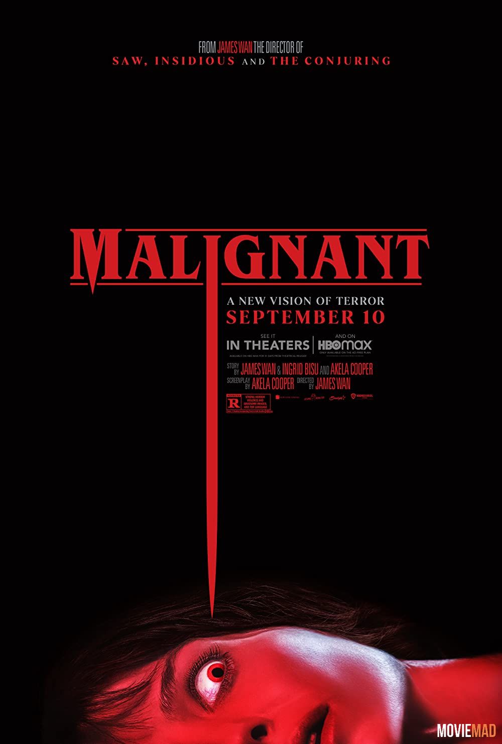 Malignant 2021 Hindi Dubbed ORG HBO MAX WEB DL Full Movie 1080p 720p 480p Movie