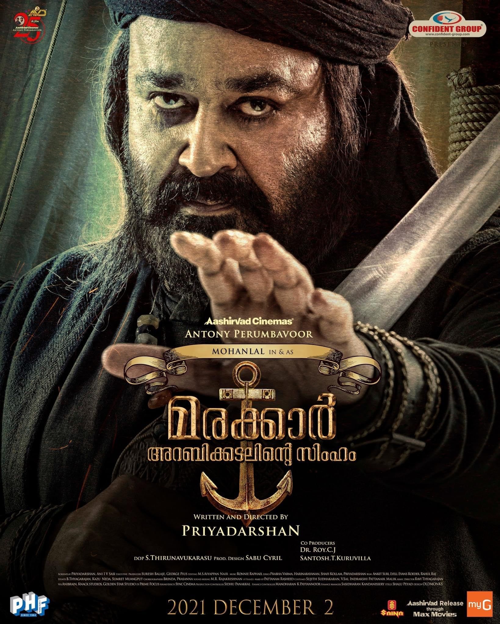 Marakkar: Lion of the Arabian Sea (2021) Hindi Dubbed ORG HDRip Full Movie 720p 480p Movie